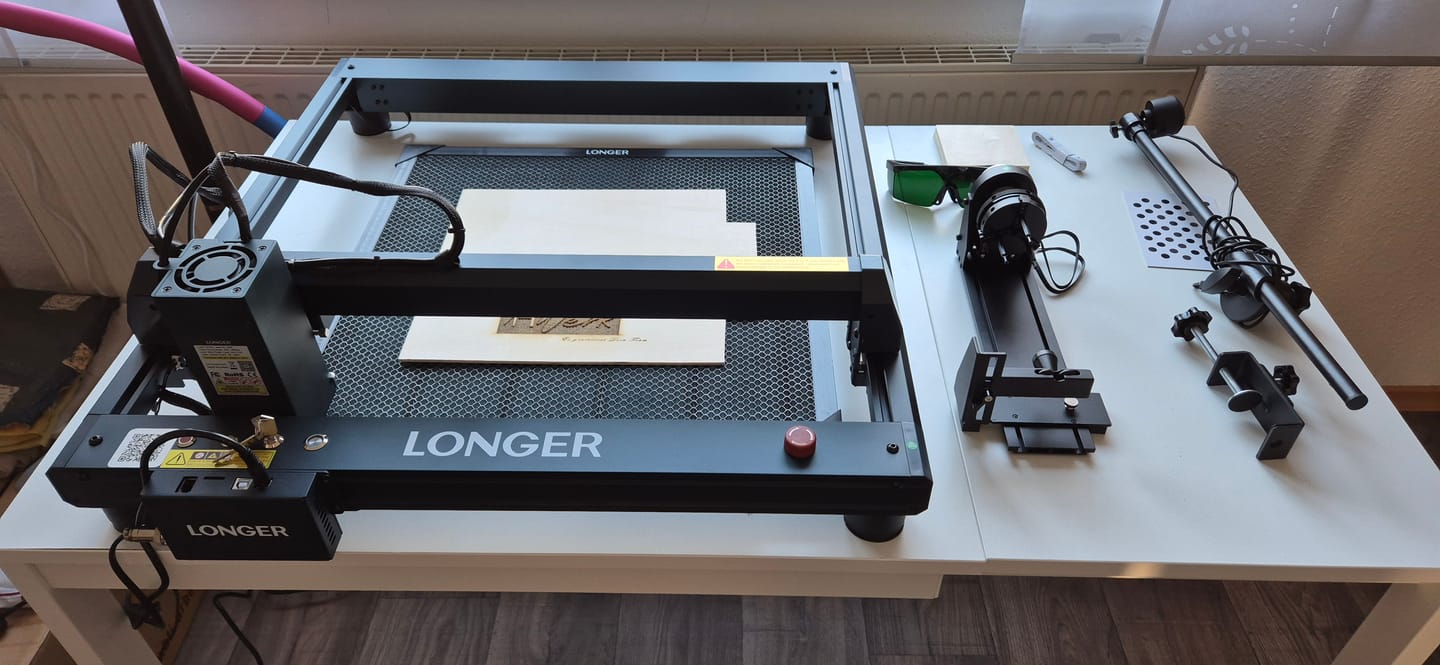 Customer photo review of Longer B1 30W/40W Laser Engraving Machine