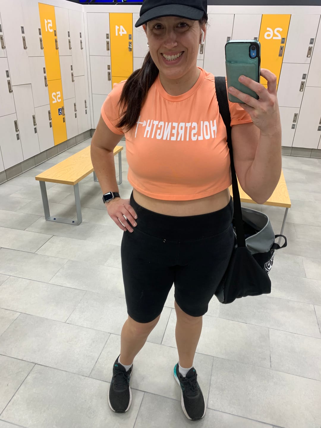 Customer photo review of Essential Crop Tee