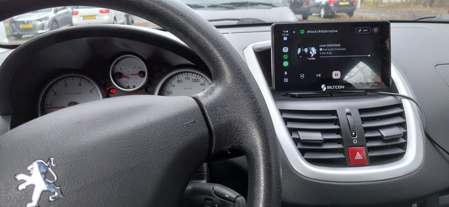 Customer photo review of Siltcon® 7” Carplay / Android Auto Scherm
