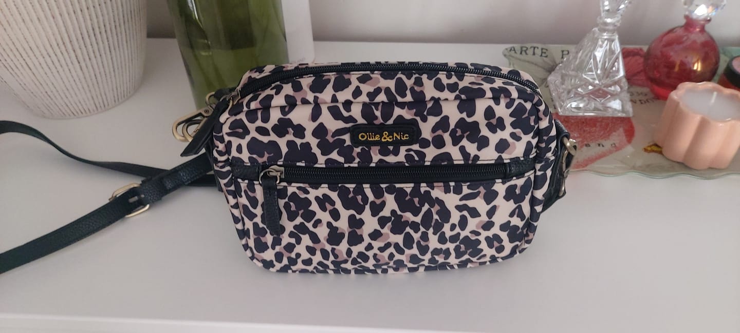 Customer photo review of Gigi Crossbody - Leopard