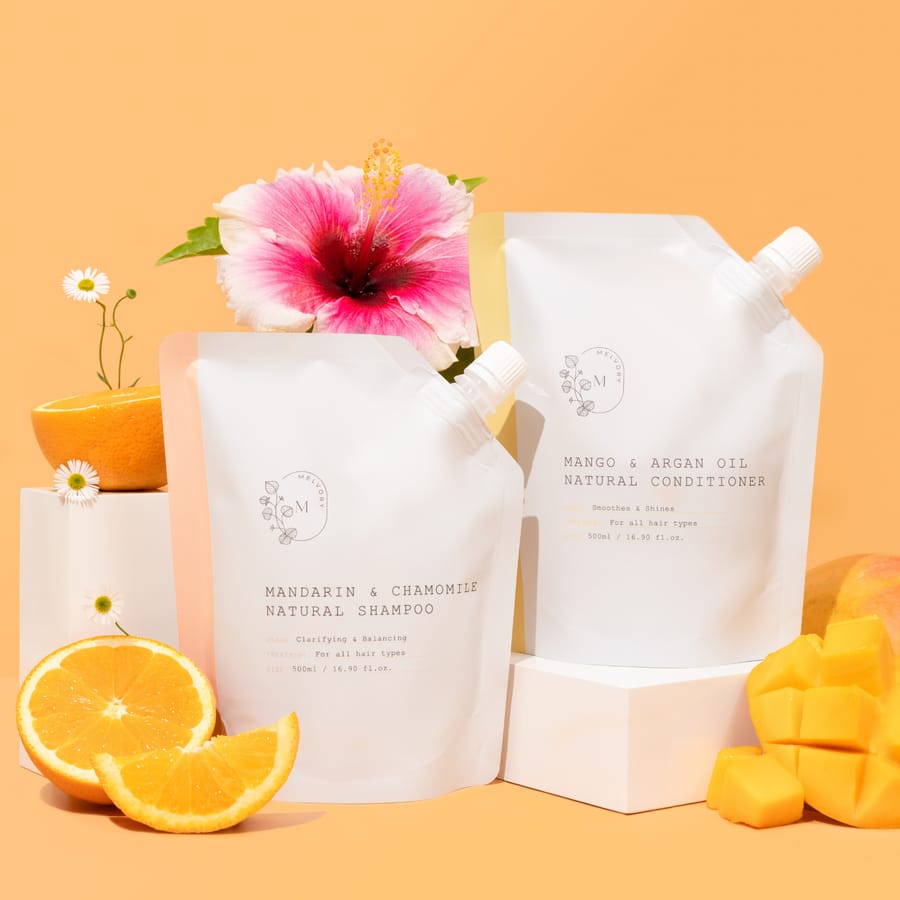 Customer photo review of Conditioner Refill (Mango & Argan Oil)
