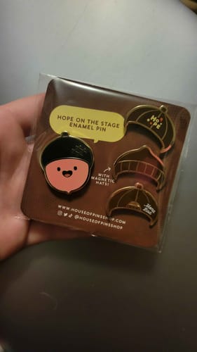 Customer photo review of HOTS Acorn Pin