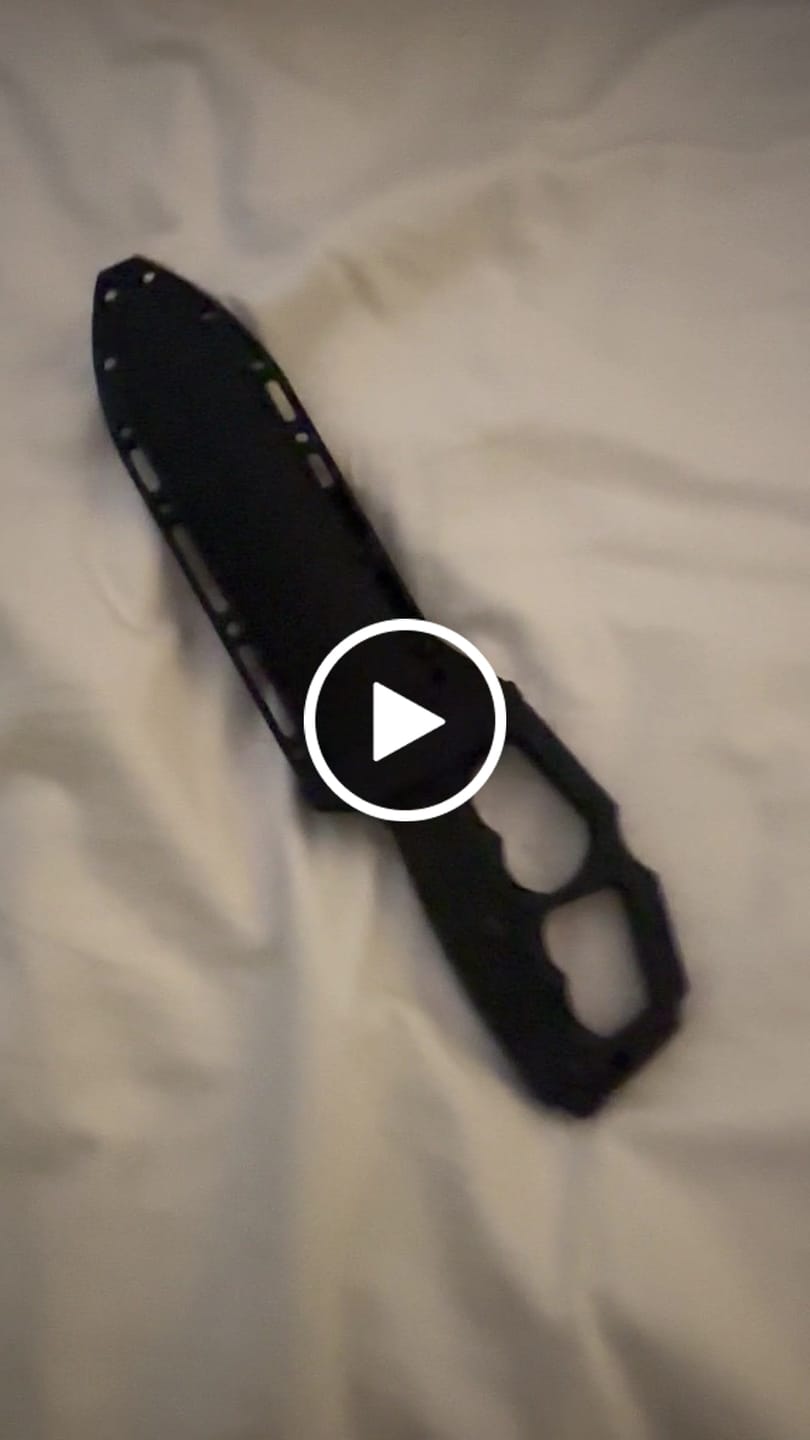 Customer video review of Life Is Fiery With It's Beauty Trench Knife