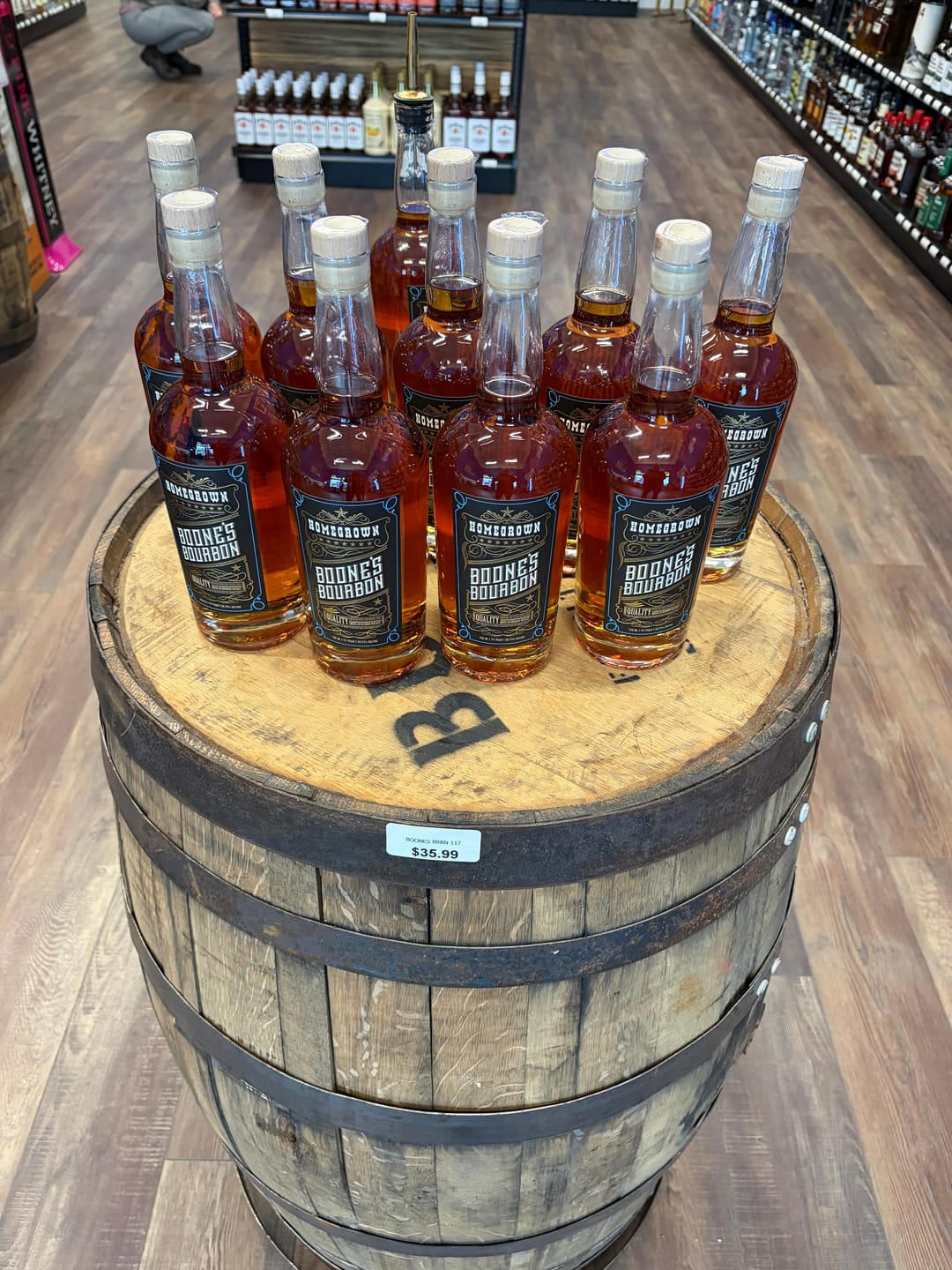 Customer photo review of Boone's Bourbon 750 mL