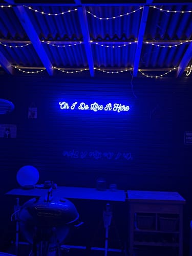 Customer photo review of Custom Neon: Oh I Do Like It...