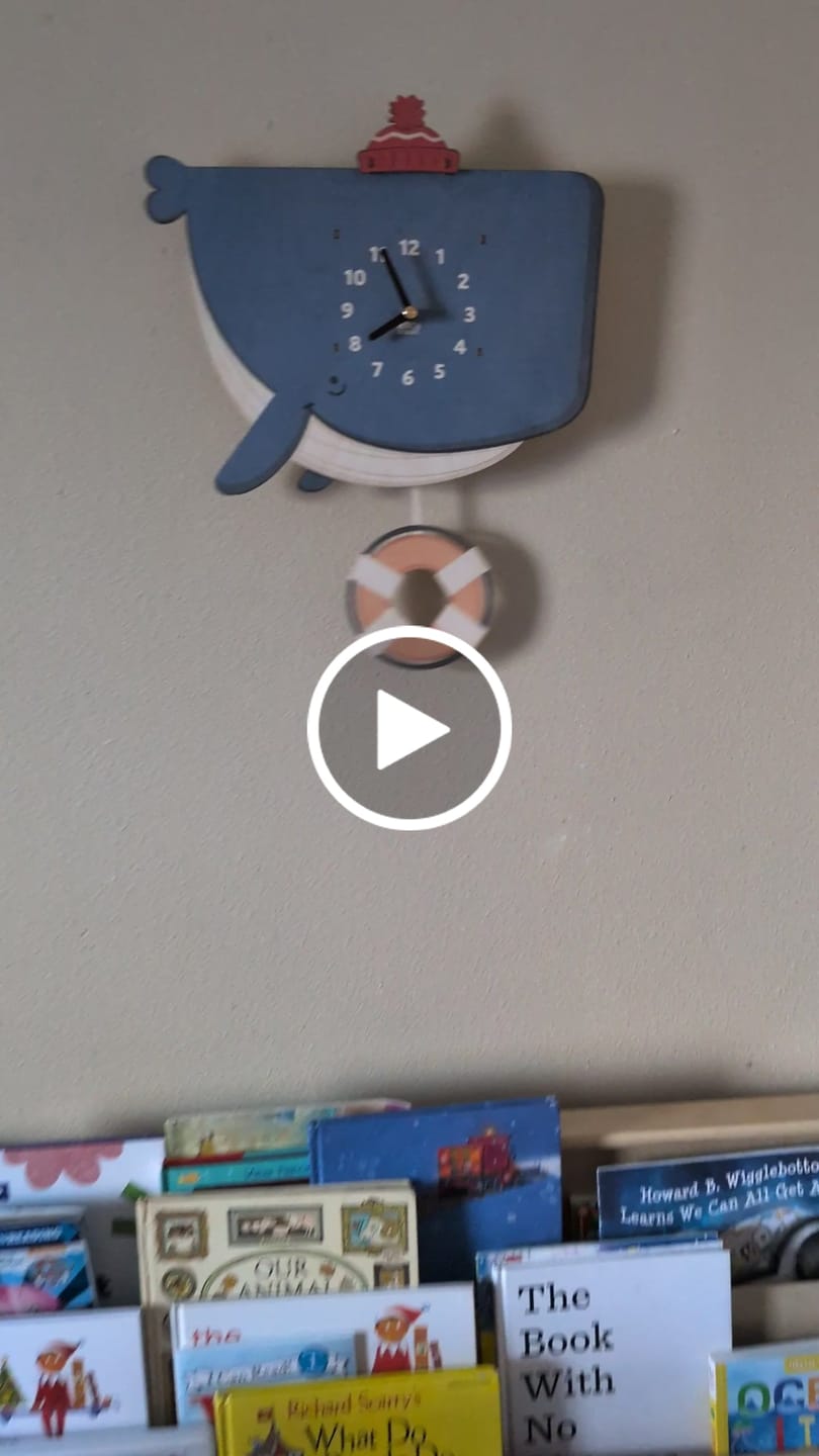 Customer video review of Humphrey the Whale Pendulum Clock