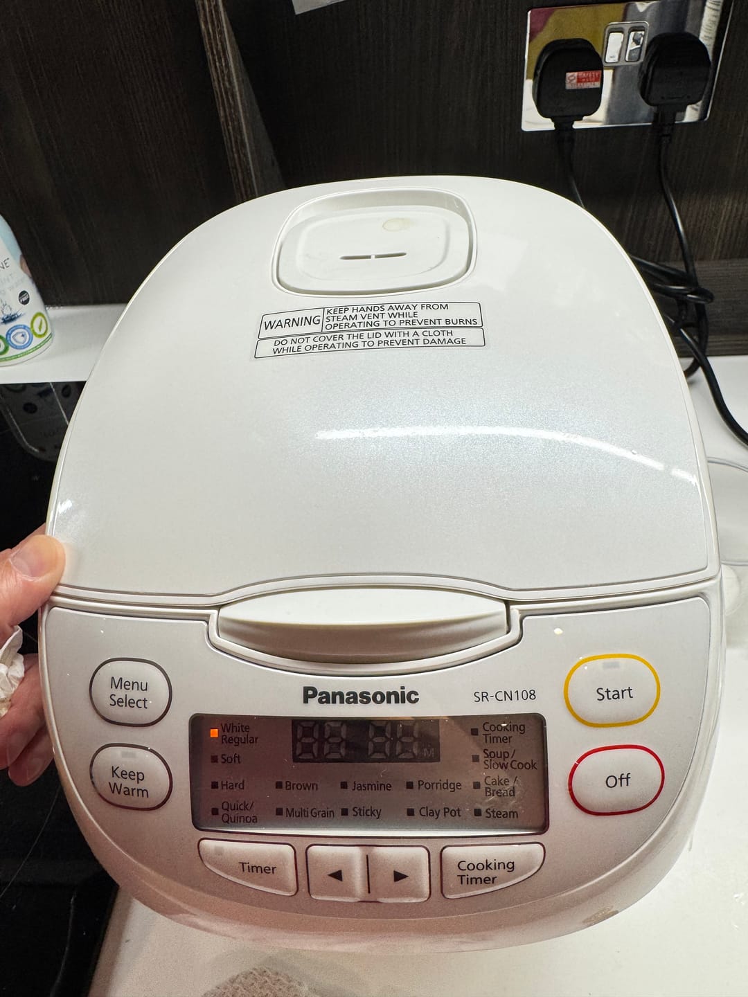 Customer photo review of Panasonic Fuzzy Logic Rice Cooker | SR-CN Series (1.0L / 1.8L)