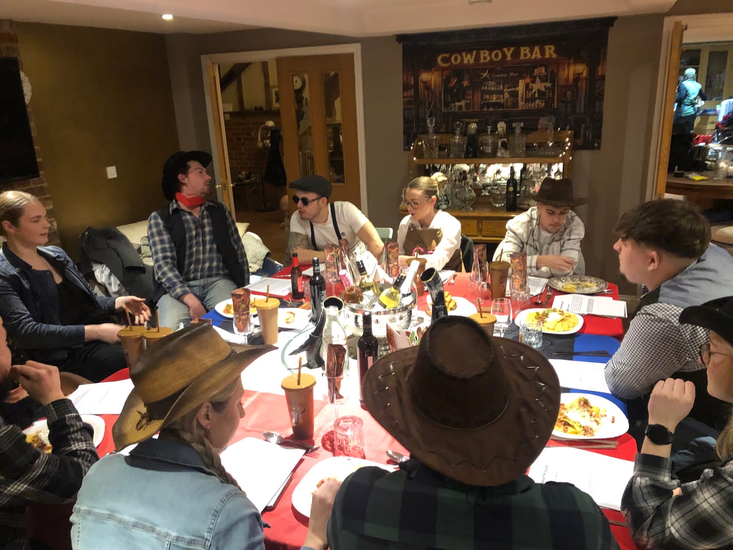 Customer photo review of Wild West Cowboy Murder Mystery Host Your Own Game Kit