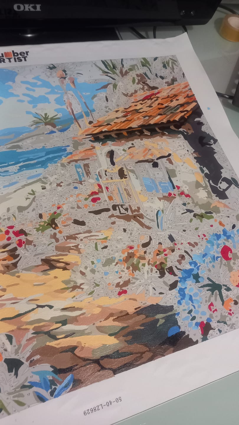 Customer photo review of Floral Seaside Cottage