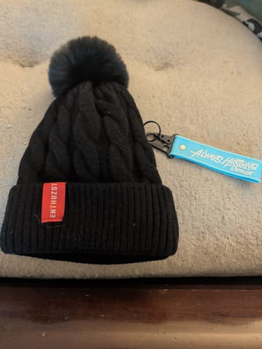 Customer photo review of POM POM BEANIE