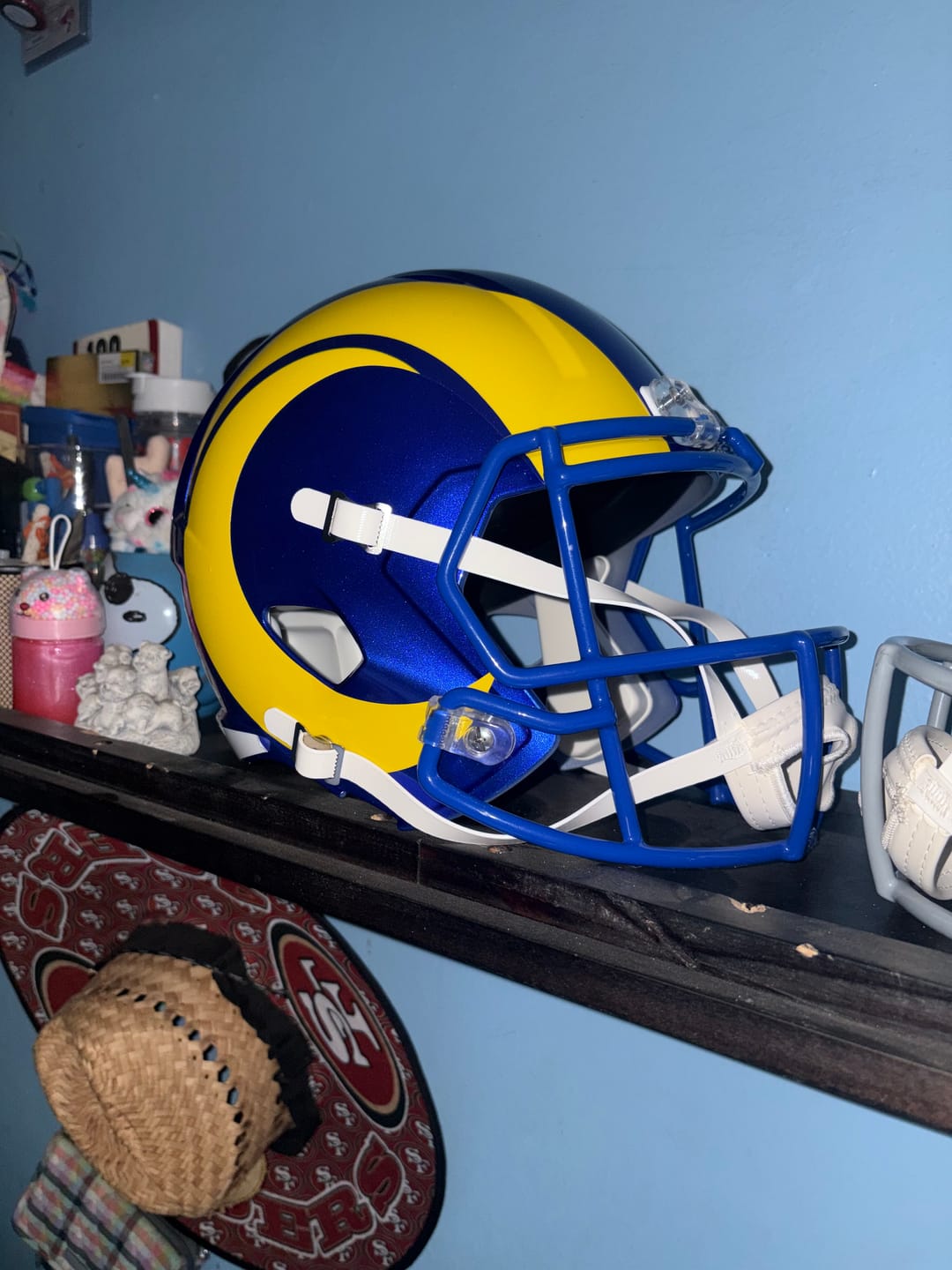 Customer photo review of LA Rams Riddell Speed Replica Helmet