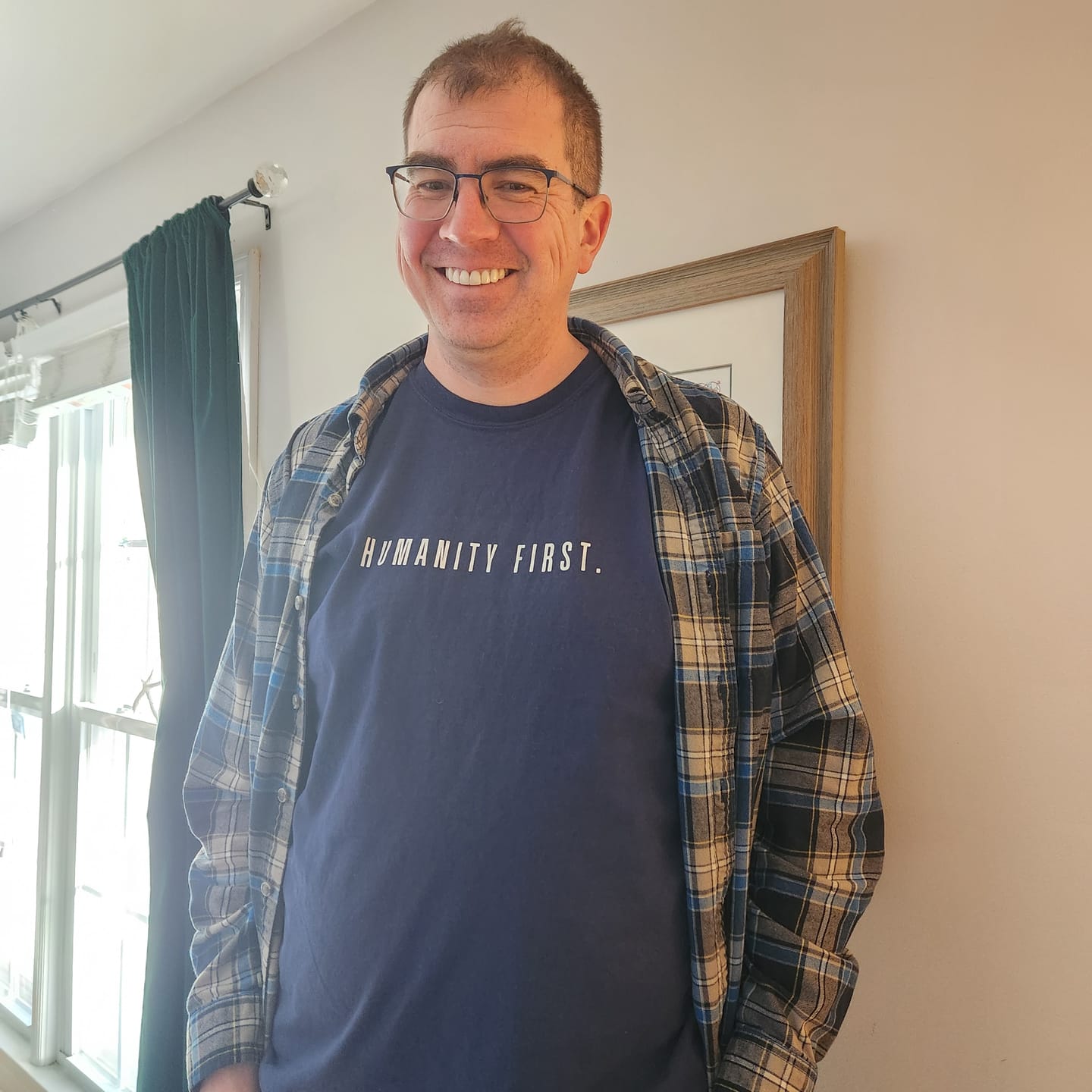 Customer photo review of Humanity First T-Shirt