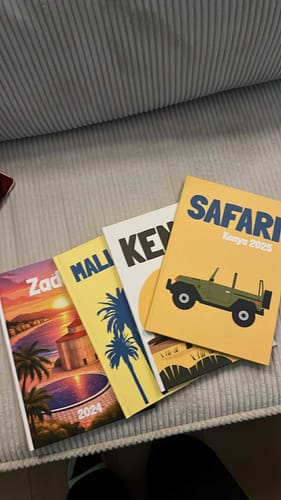 Customer photo review of Custom Travel Book