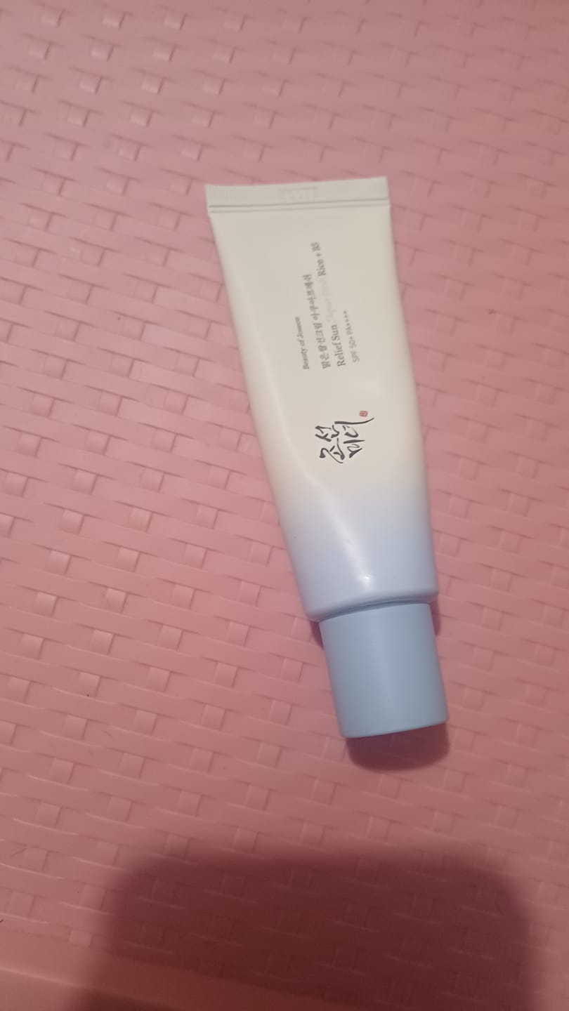 Customer photo review of Relief Sun Aqua - Fresh Rice + B5 SPF50+ PA++++