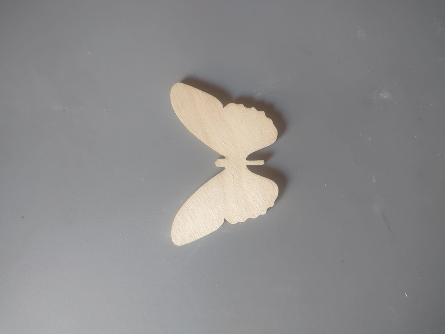 Customer photo review of Unfinished Wood Butterfly Silhouette - Craft- up to 46" DIY