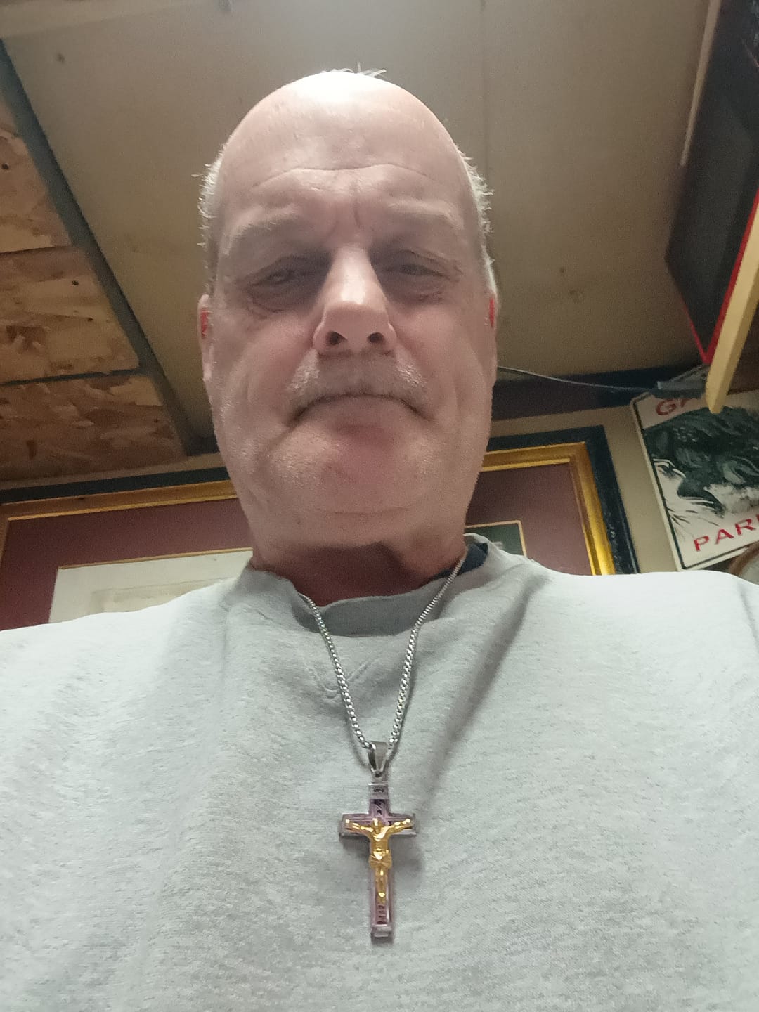 Customer photo review of Christianartworkshop Crafted Jesus Christianartworkshop Crucifix Titanium Necklace