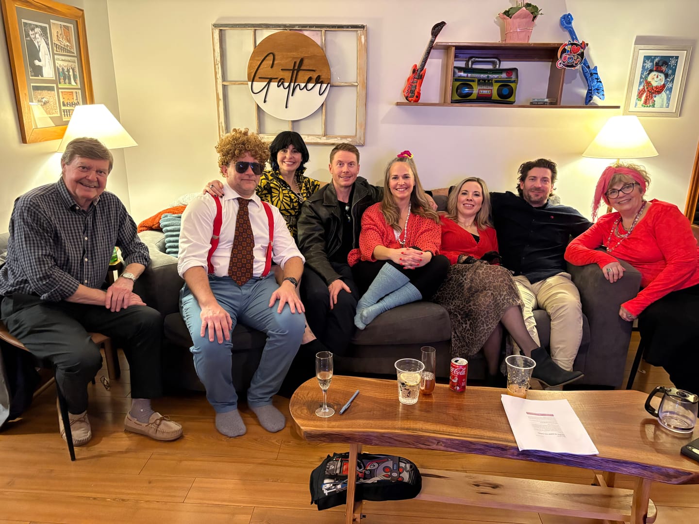 Customer photo review of 1980s Murder Mystery Game Kit