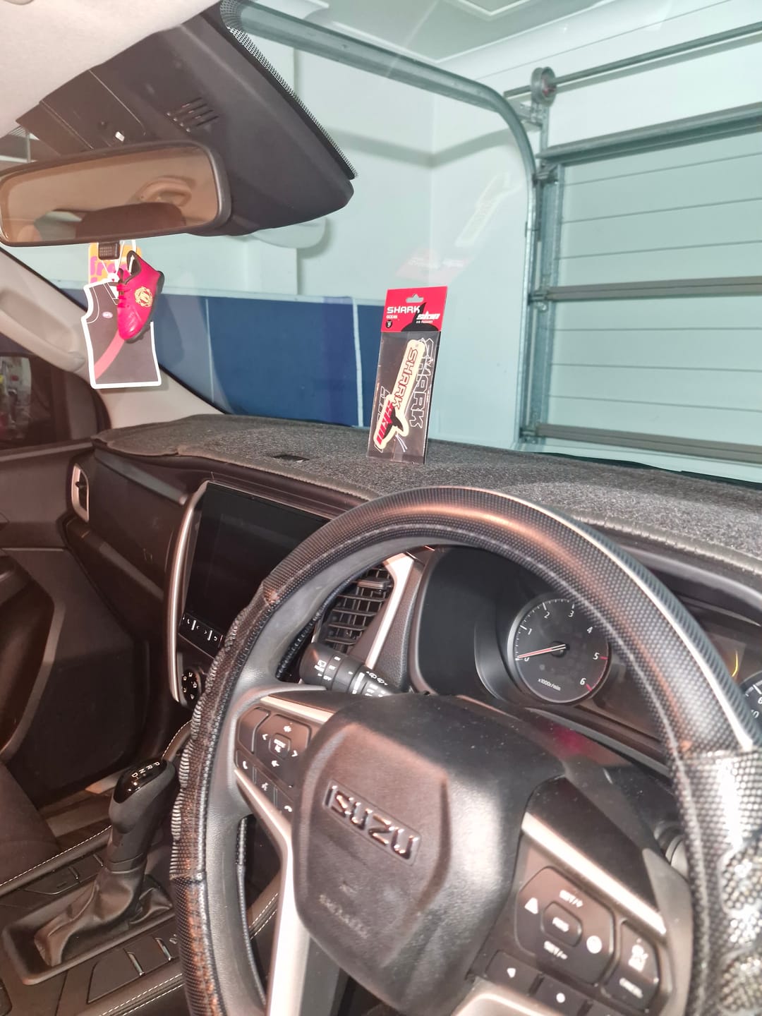 Customer photo review of Sharkskin Ocean Scent Car Air Freshener – Long-Lasting Freshness for Your Ride