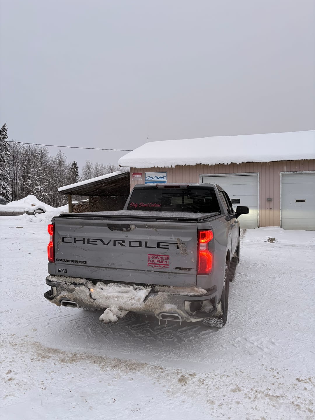 Customer photo review of Dirty Diesel Customs Banner Sticker