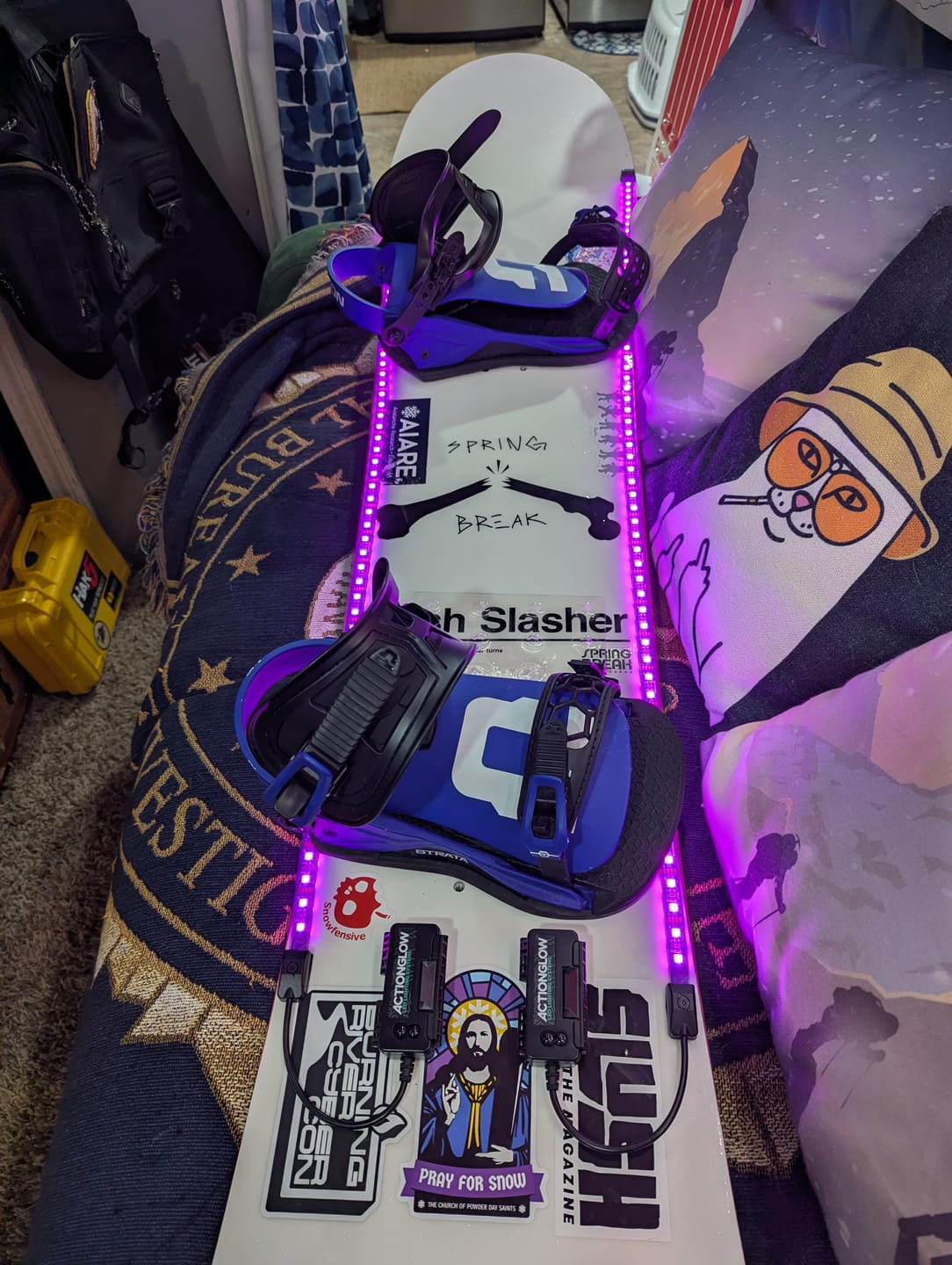Customer photo review of LED SNOWBOARD SYSTEM
