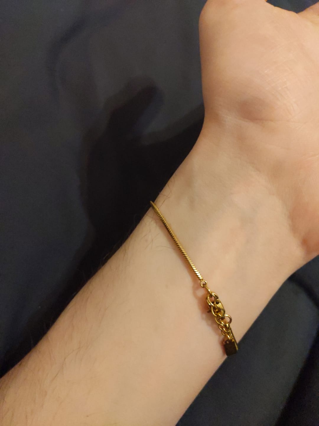 Customer photo review of Minimal Square Bracelet