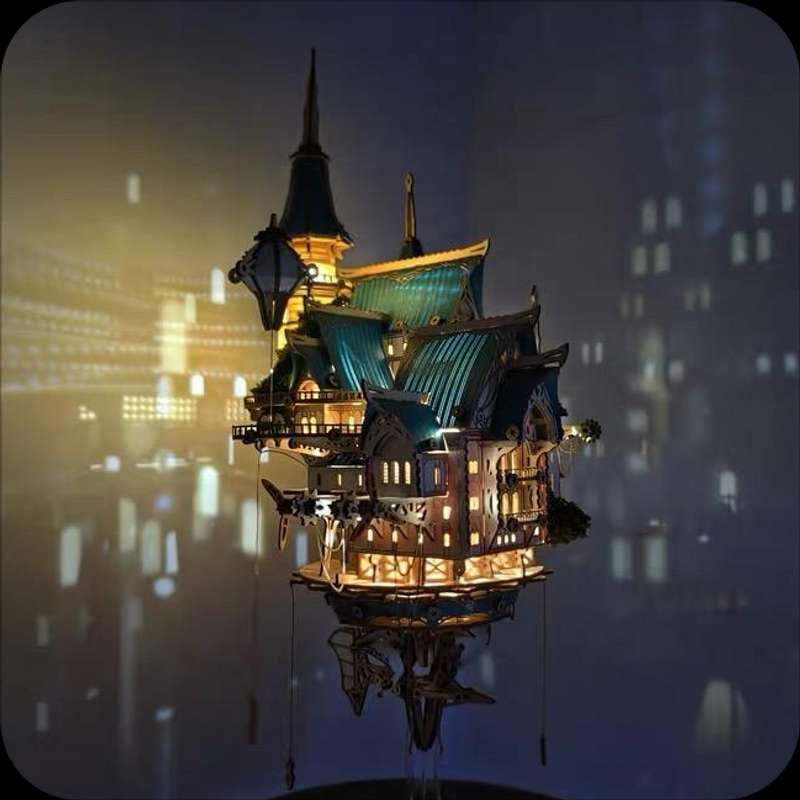 Customer photo review of Castle In the Sky 3D Wooden Puzzle