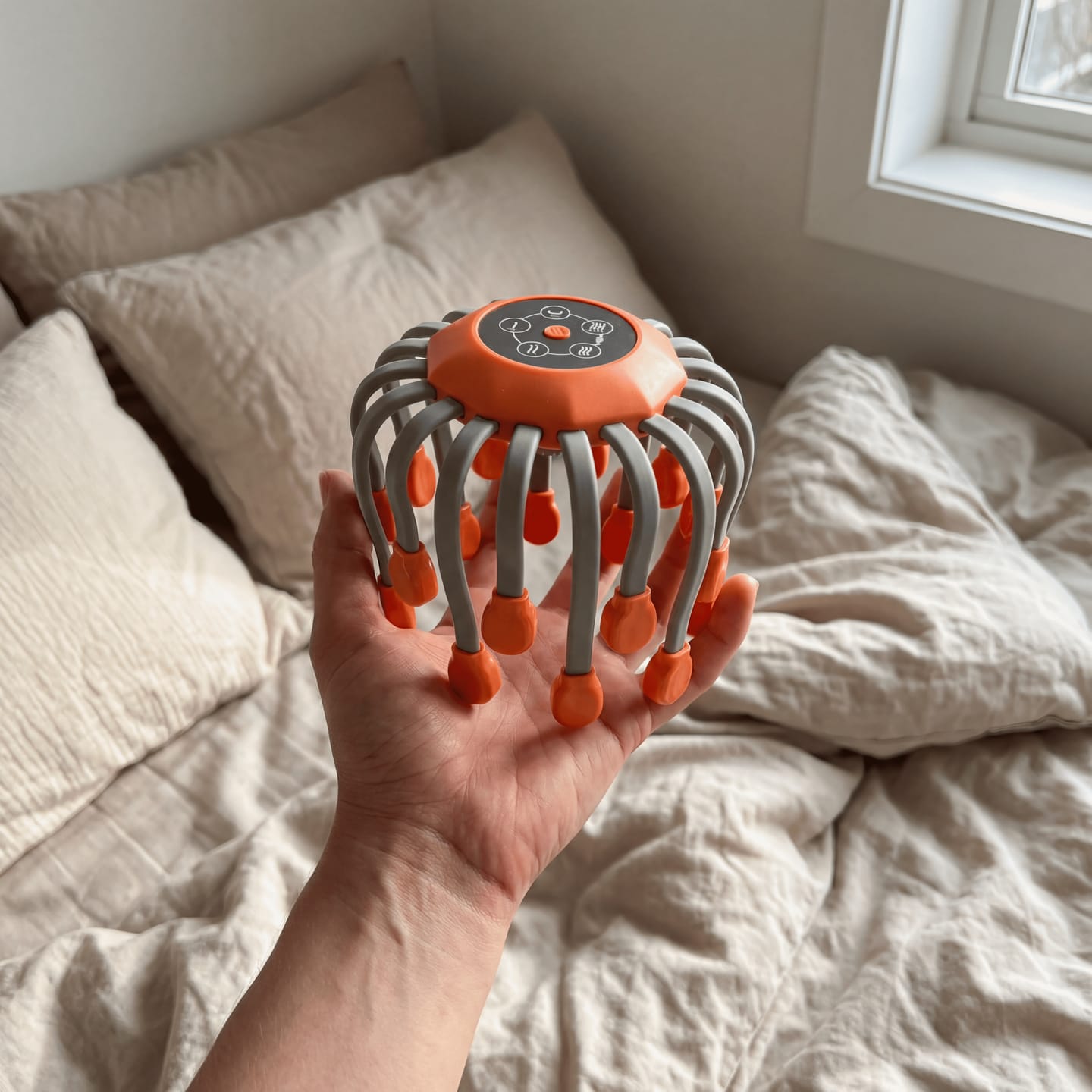 Customer photo review of Head Massager for Migraine Relief