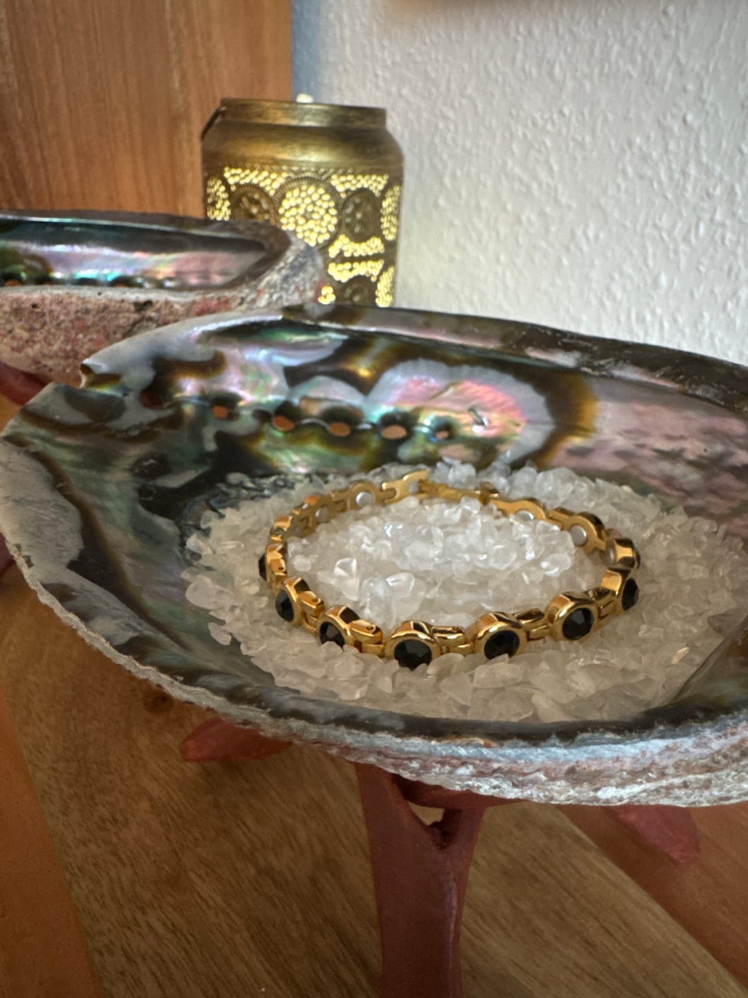 Customer photo review of TURMALIN MAGNET Armband - Schutz