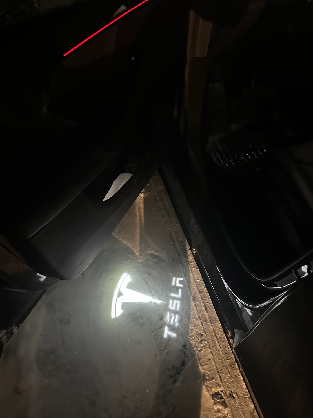 Customer photo review of Projection Light for Tesla Model 3 & Y