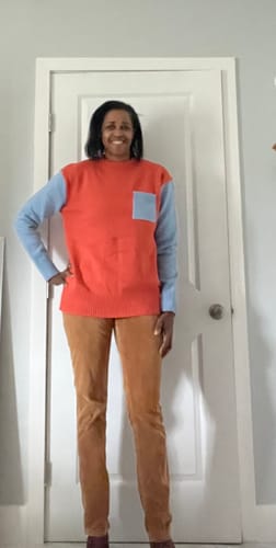 Customer photo review of Knoxville Tall Sweater