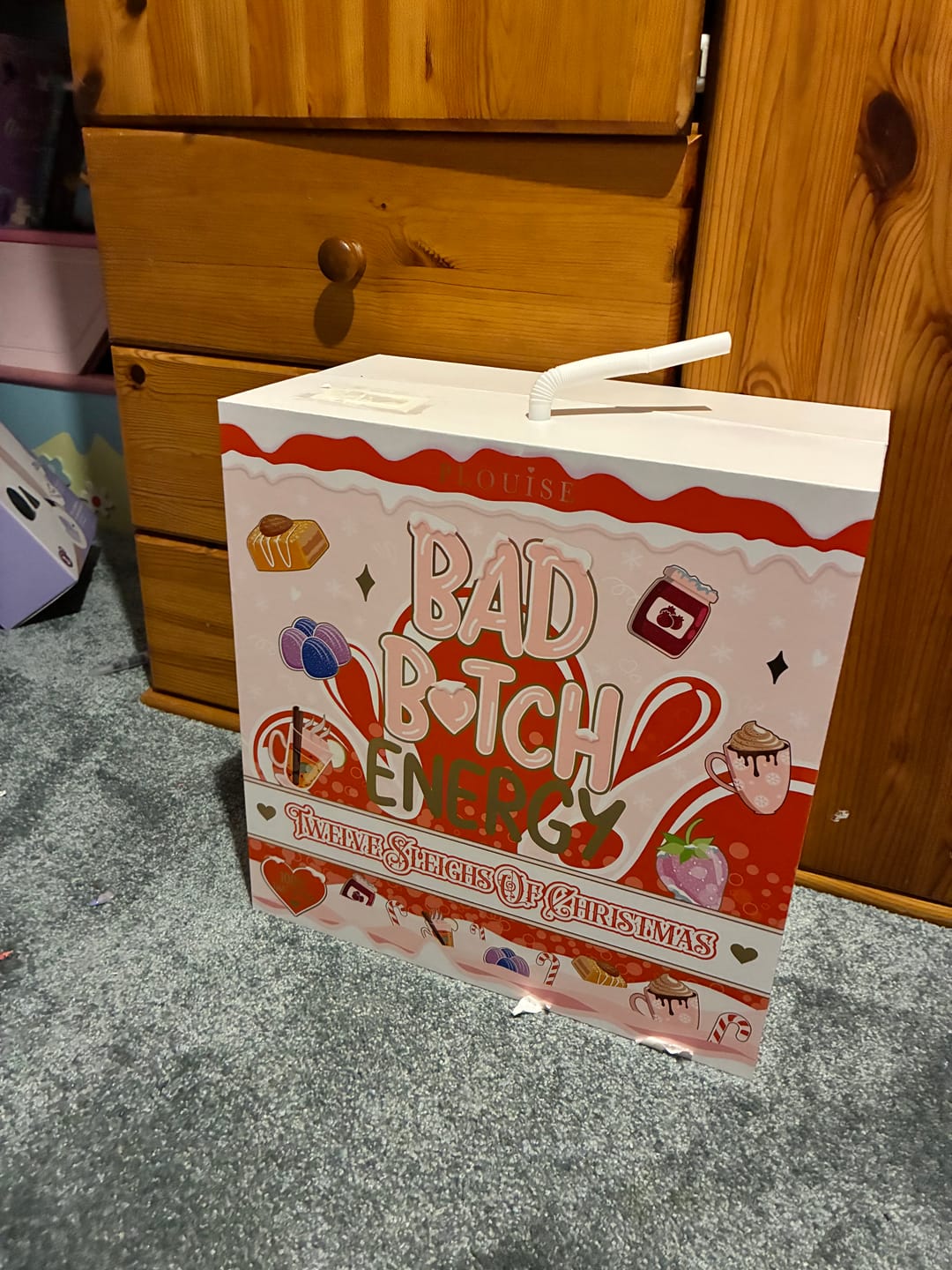 Customer photo review of 12 Sleighs Of Christmas Bad Bitch Skincare Advent Calendar 2025