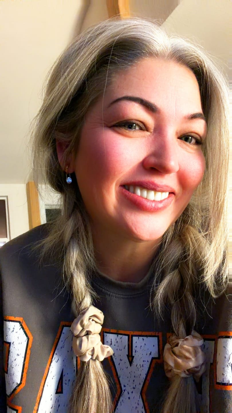 Customer photo review of Diamond Lock Earrings (Bundle)