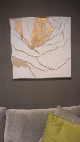 Customer review photo for Plaster Art Texture Painting #SG475
