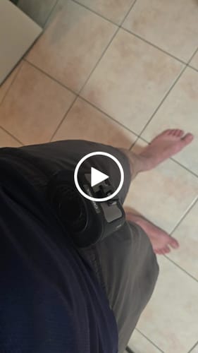 Customer video review of 3-in-1 Waist Fan with Flashlight & Powerbank