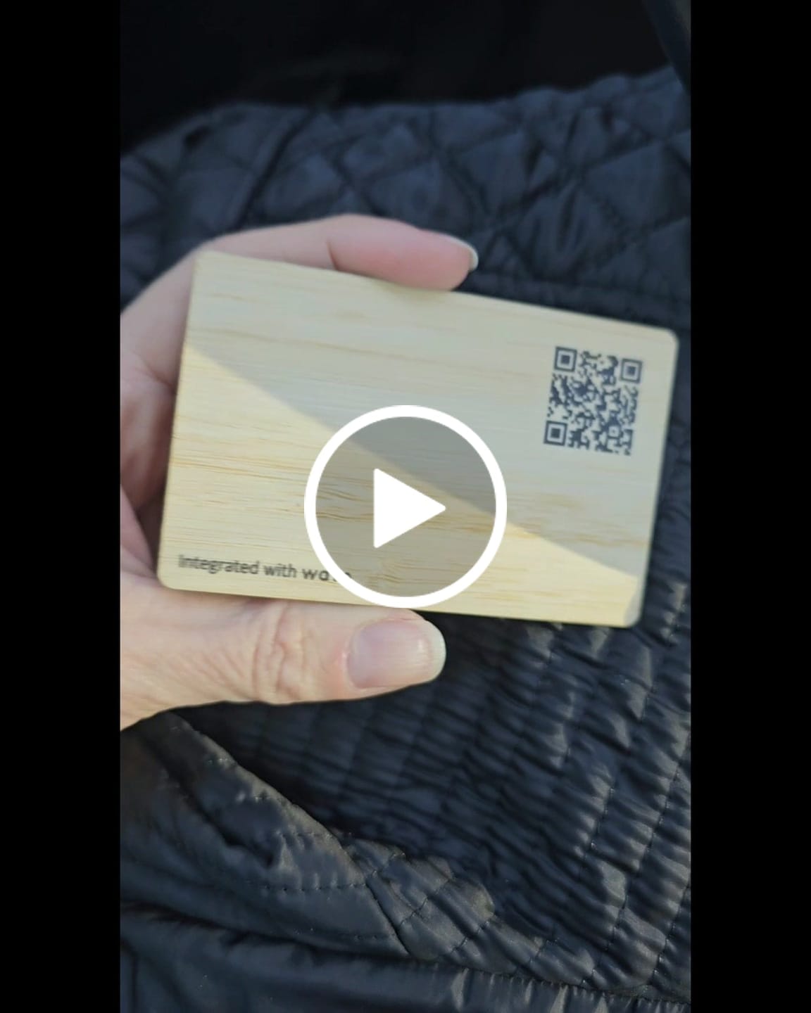 Customer video review of Wave NFC Business Card