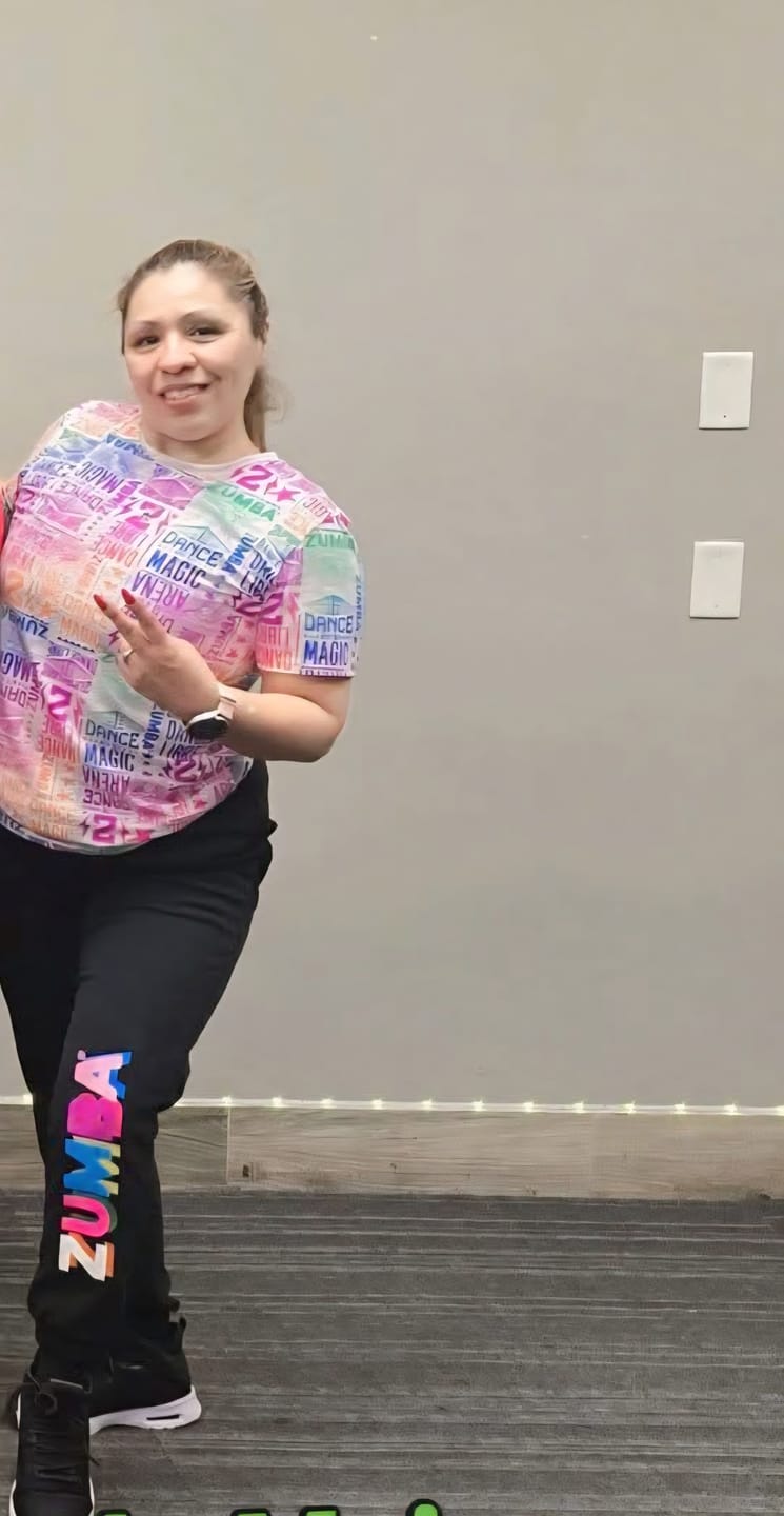 Customer photo review of Zumba Multicolor Logo Slouch Sweatpants