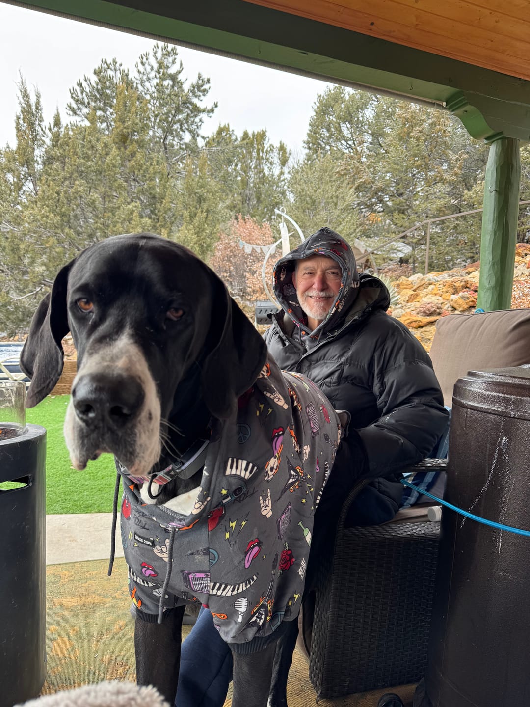 Customer photo review of Human Hoodie Prints