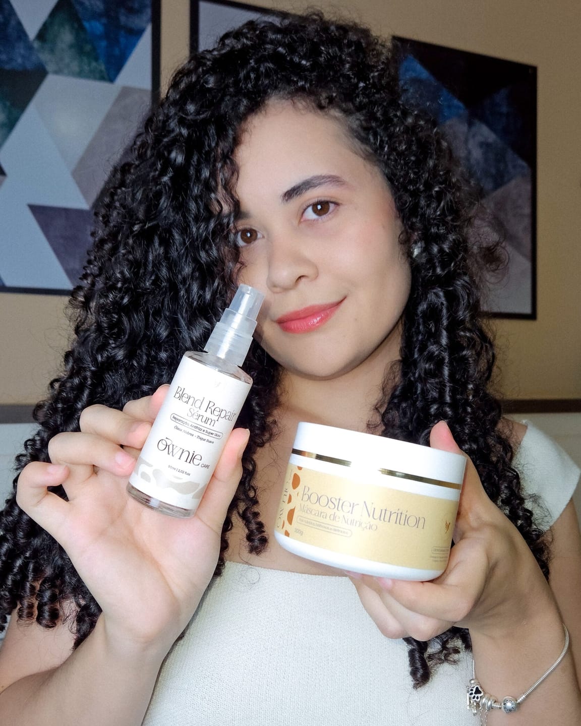 Customer photo review of Máscara Booster Ownie - Nutrition