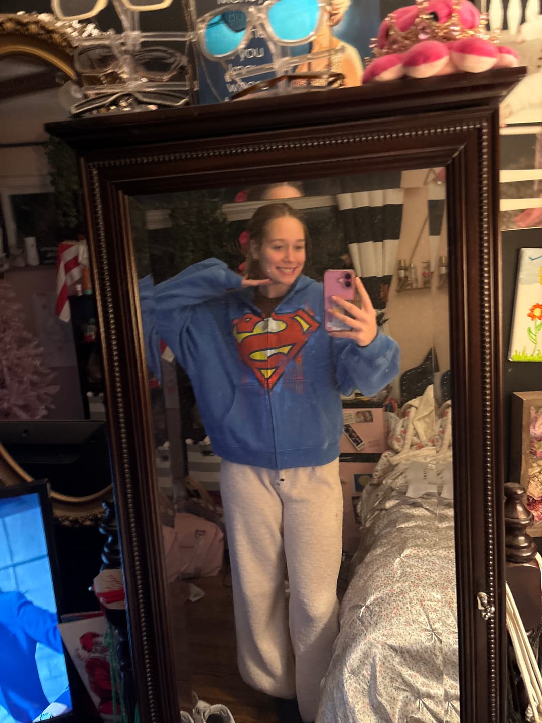 Customer photo review of 5011 - Superman Drip Zip-Ups