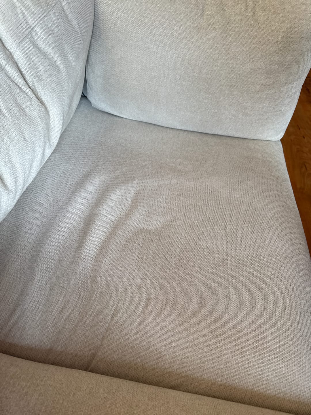 Customer photo review of Elite Comfort Sectional