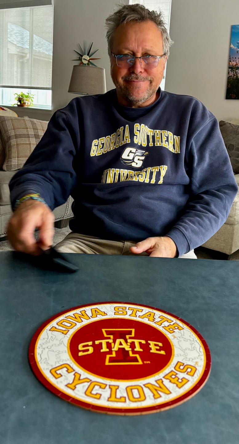 Customer photo review of Iowa State University - Wooden Puzzle