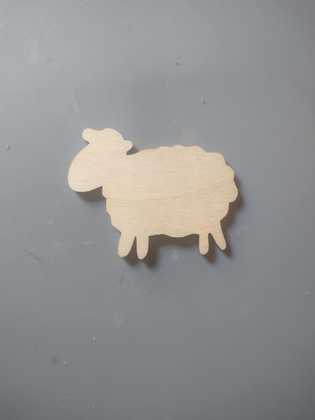 Customer photo review of Unfinished Wood Cute Sheep Shape - Craft - up to 46"