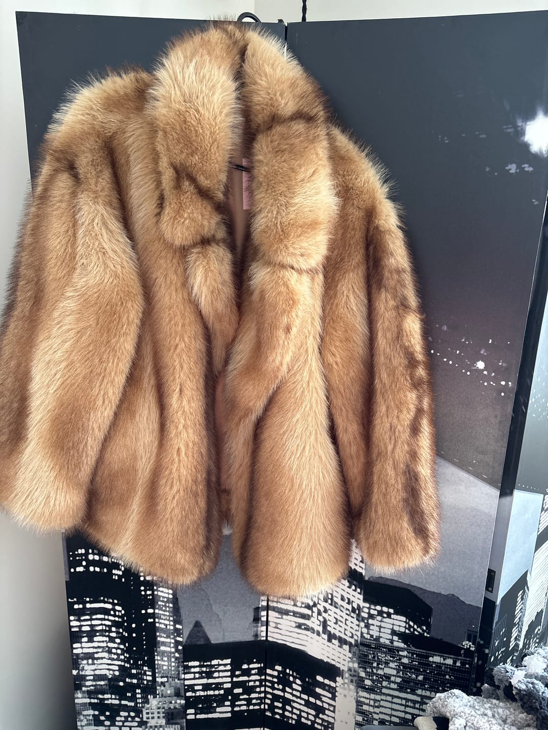 Customer photo review of Fiona Faux Fur Coat
