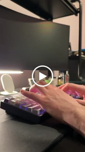 Customer video review of Ticktype Evo80 Keyboard Batch 3 Instock Extras