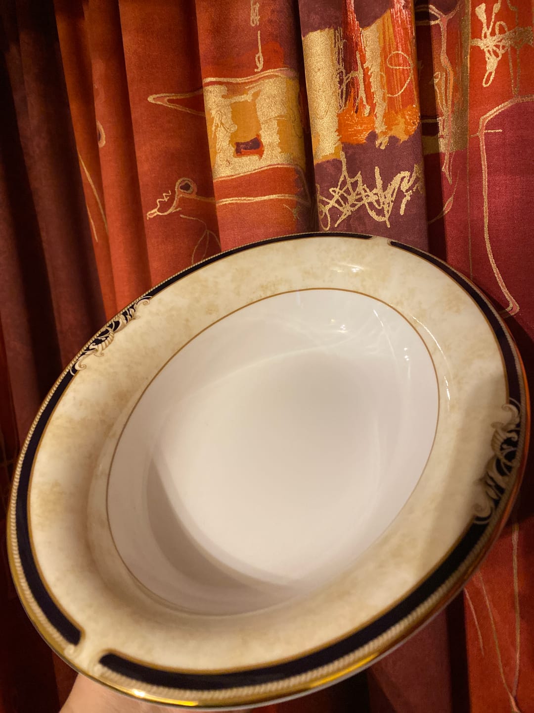 Customer photo review of Wedgwood Cornucopia Open Vegetable Bowl