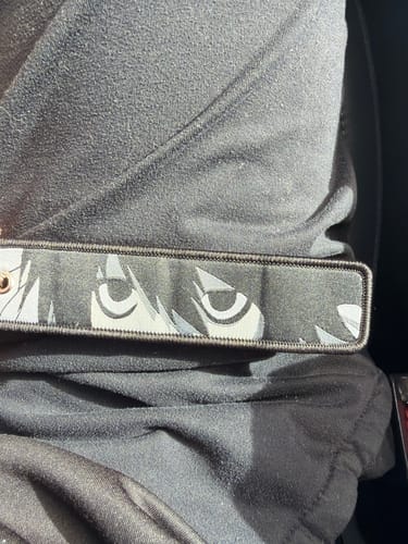 Customer photo review of Death Note Embroidered Keychains