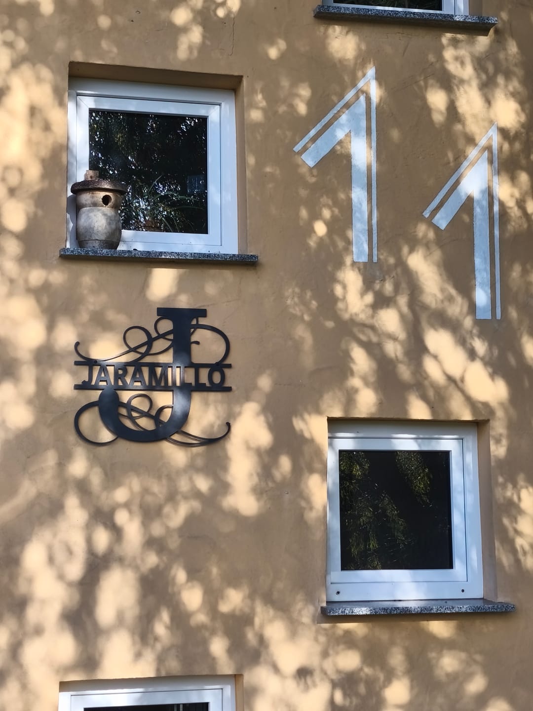Customer photo review of Großes Namens-Monogramm (personalisierbar)