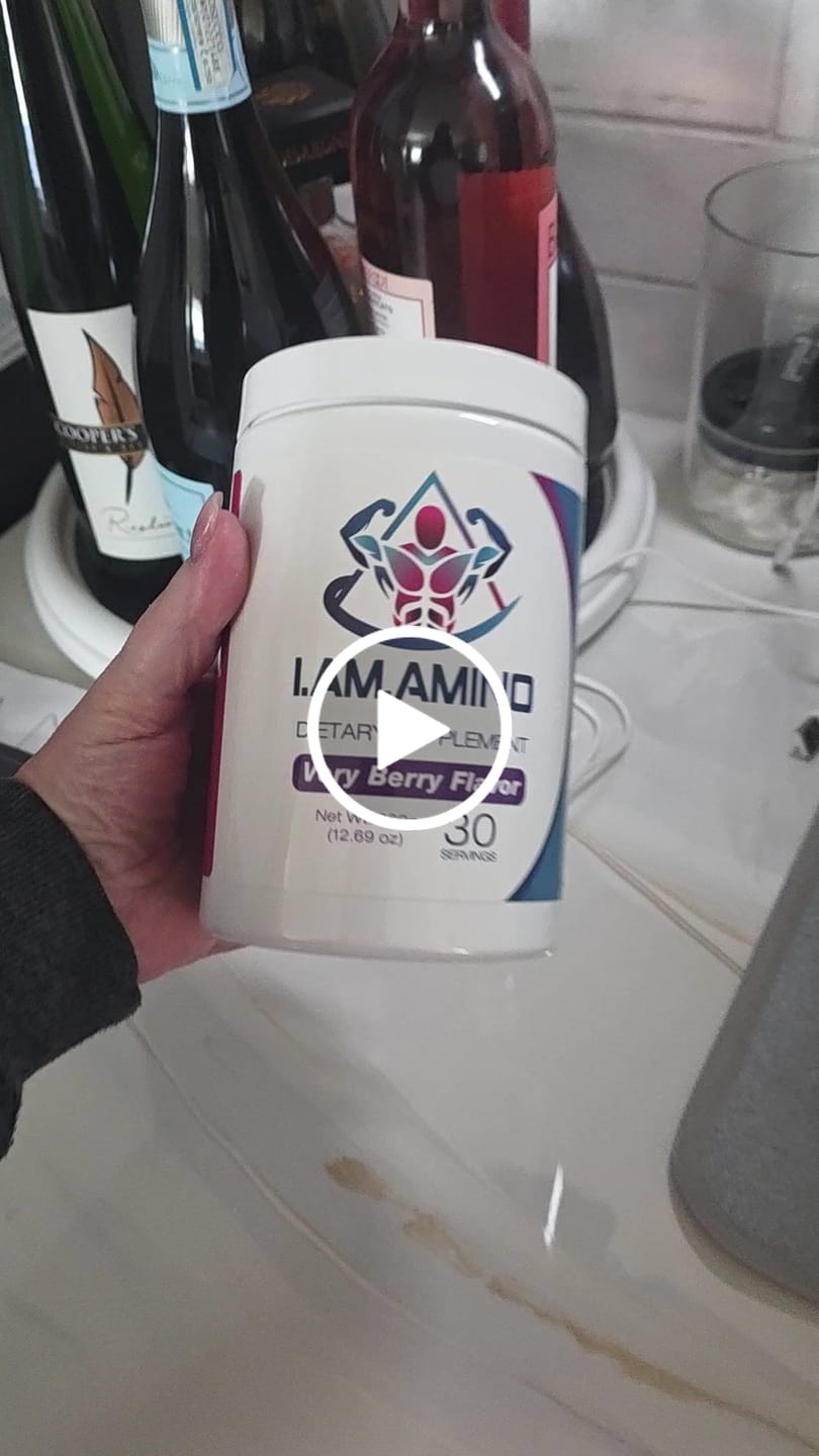 Customer video review of I.AM.AMINO