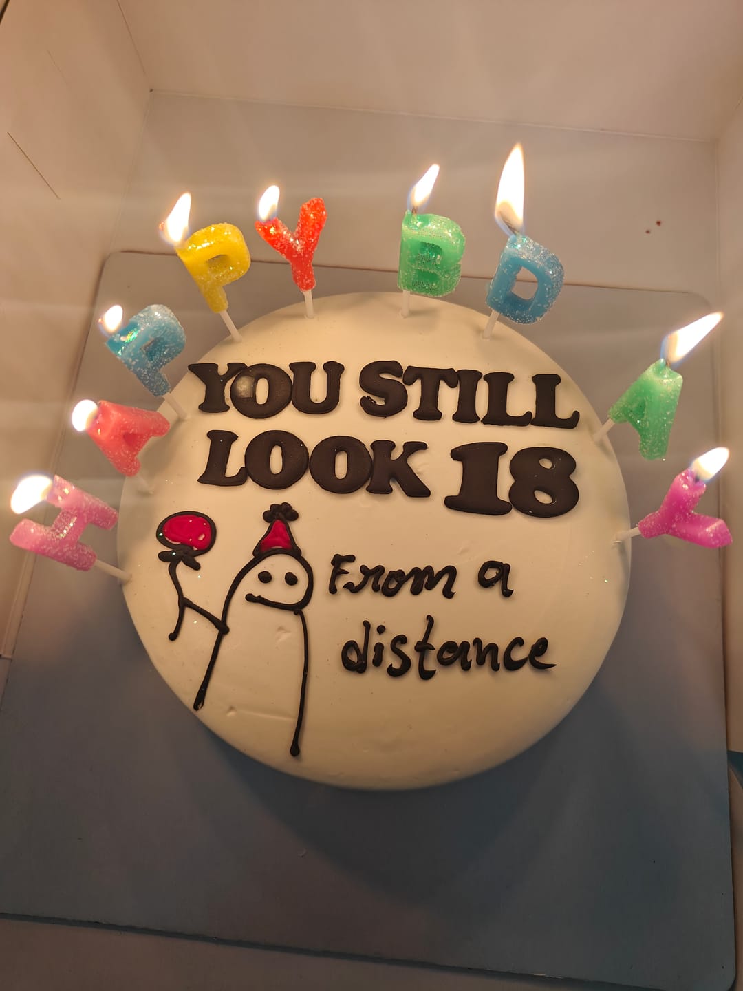 Customer photo review of Teenager Meme Cake