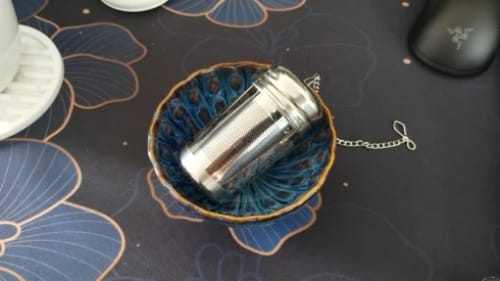 Customer photo review of Infusor de Té de Malla Fina de Acero Inoxidable, Filtro de Especias para Café de Hojas Sueltas, para Tetera, Accesorios de Cocina y Comedor
